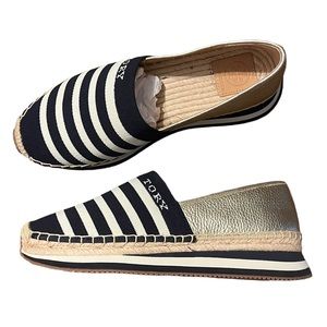 🌟NIB🌟 Tory Burch Daisy Slip-On Trainer in Midnight/ Ivory/ Sparkle Gold
